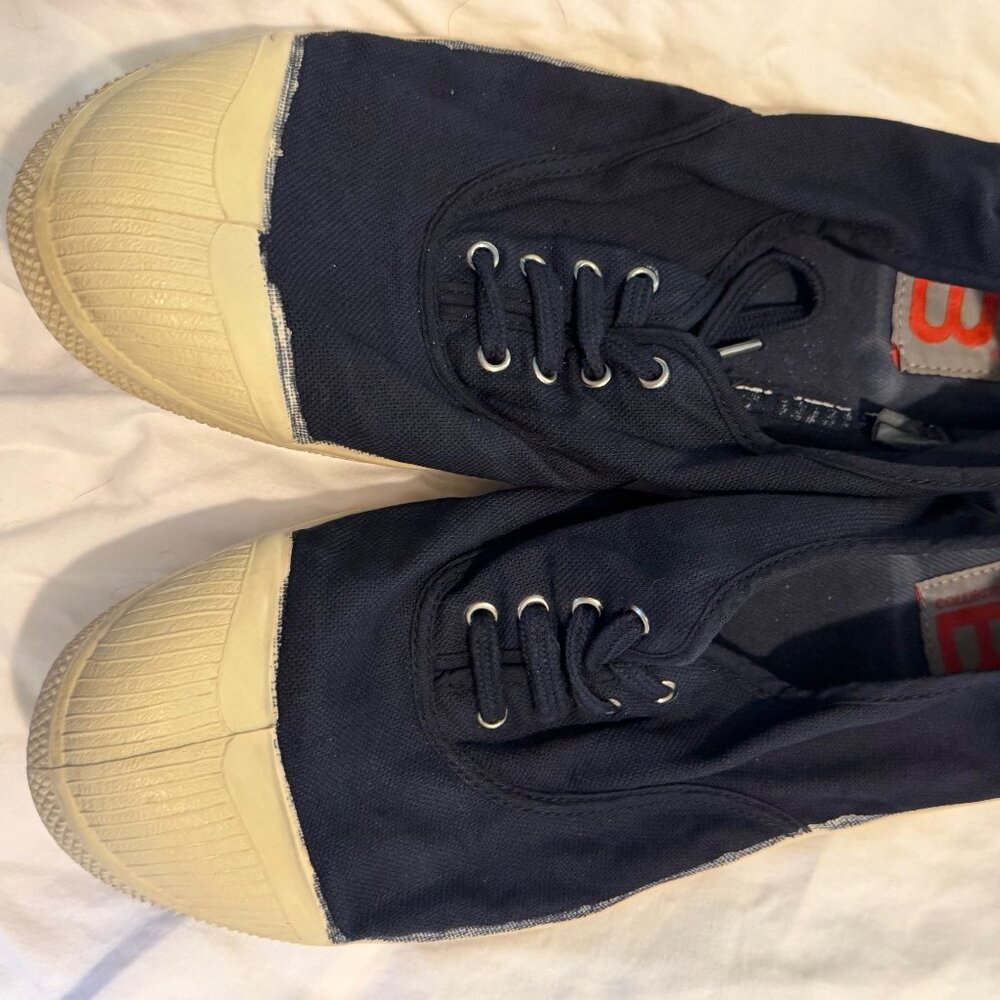 Bensimon Navy Canvas Sneakers